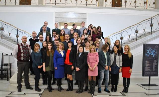 Учасники стипендіальної програми ім. Кіркланда у сеймі Республіки Польща